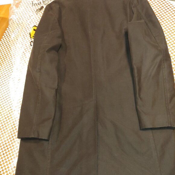 Cotton Twill Insulated Classy Coat - Size Large  - Color Brown - Picture 4 of 12